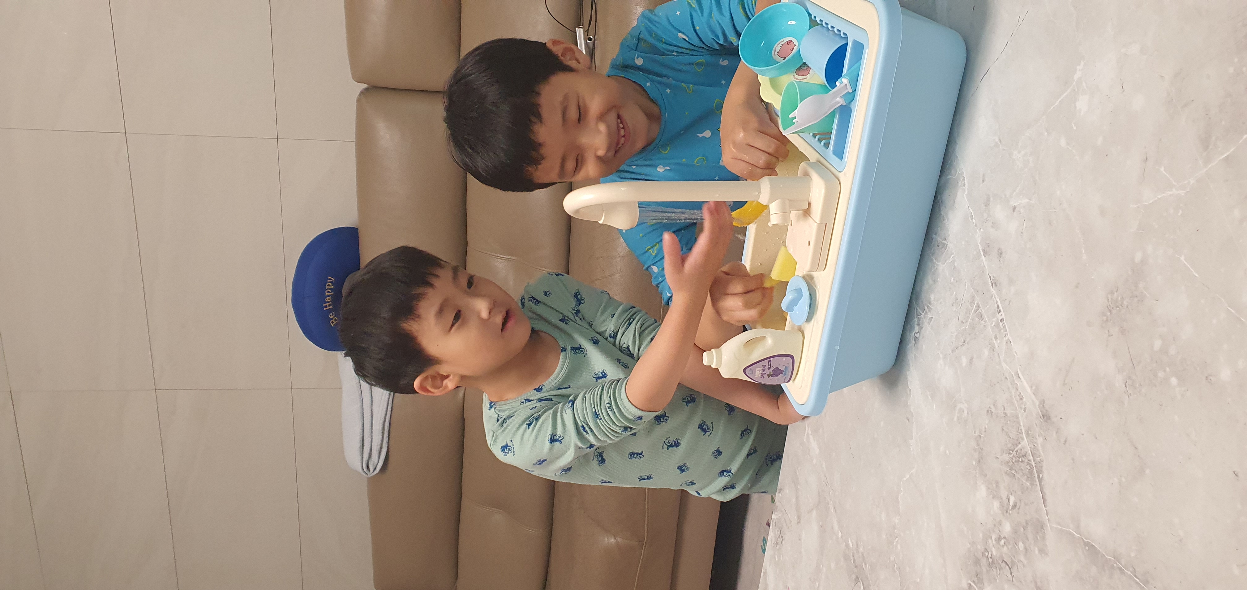 12월 집에서 놀면서 자란다 6차 싱크대놀이 후기 첨부 이미지