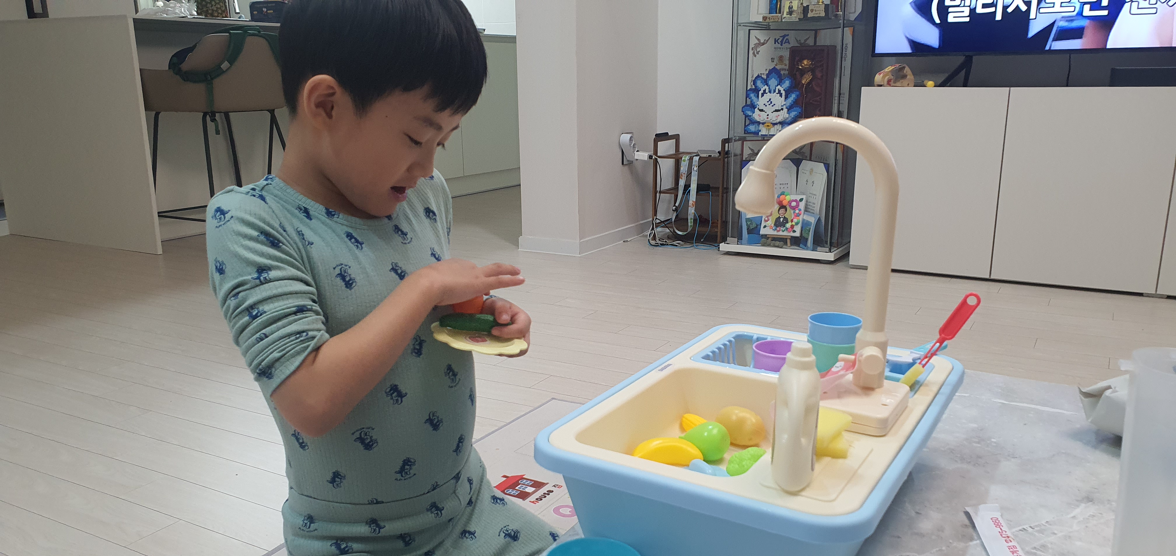 12월 집에서 놀면서 자란다 6차 싱크대놀이 후기 첨부 이미지